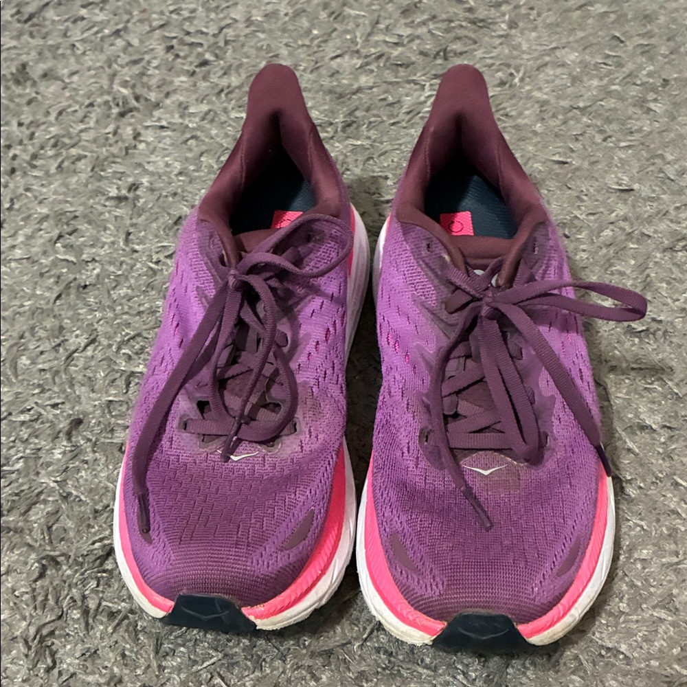 HOKA Women's Purple & Pink Running Shoes - Picture 7 of 8